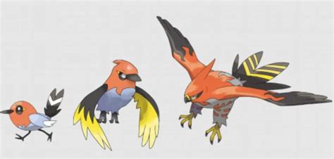 pokemon fletchling evolution.